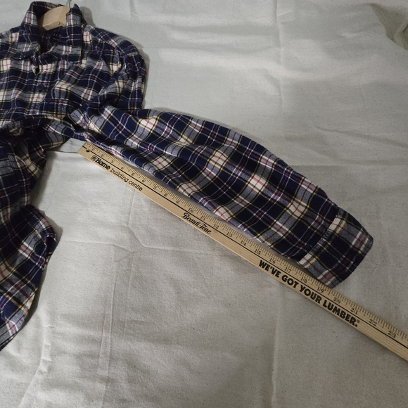 J. Crew Plaid Flannel Xl Men's Button Down Shirt - Blue - Picture 6 of 11